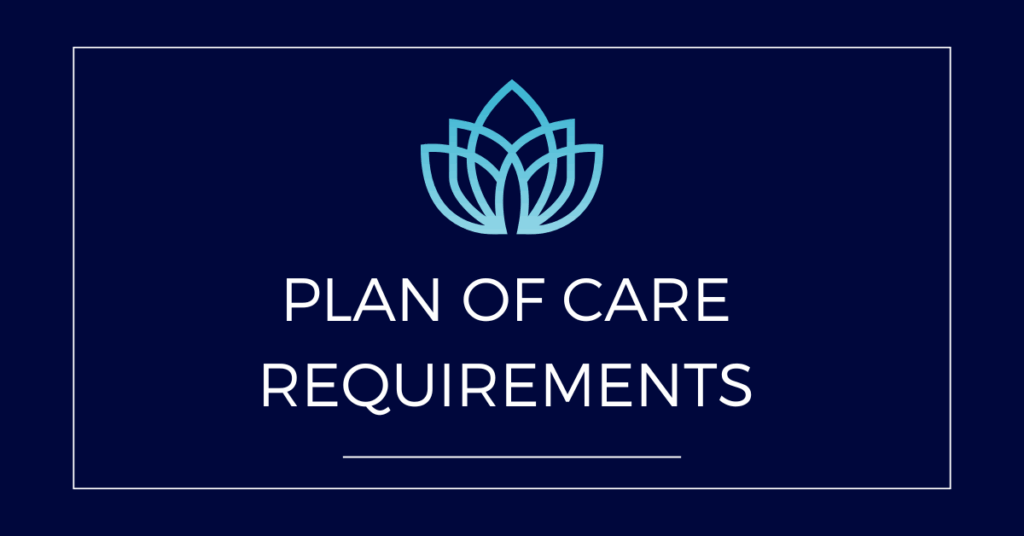 Plan of Care Requirements