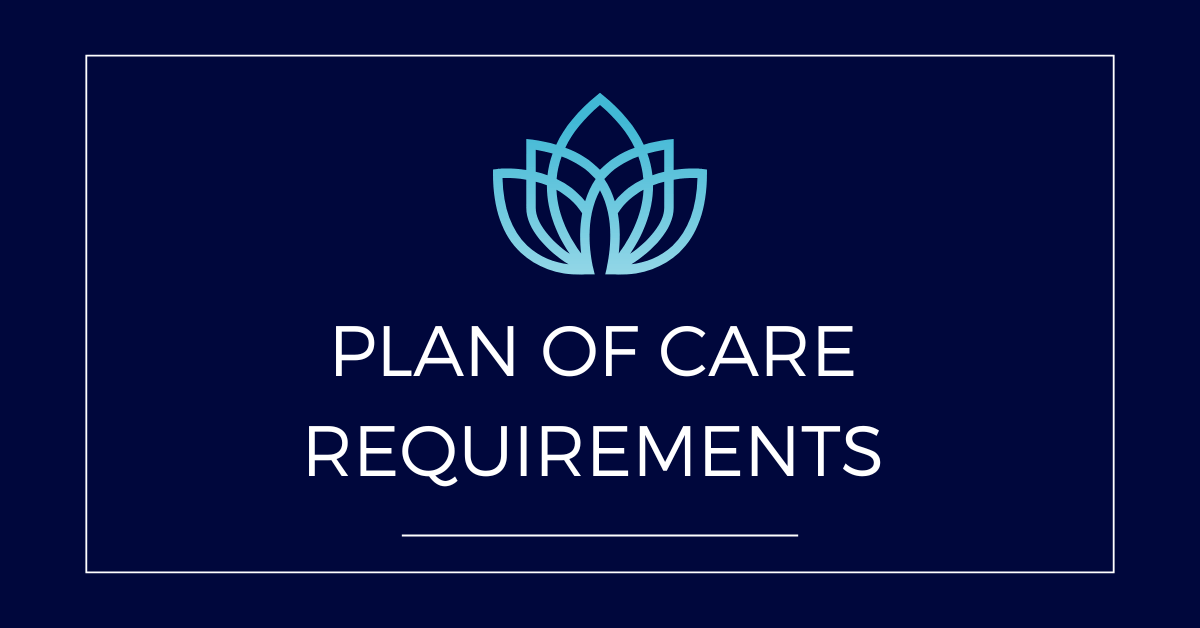 Plan of Care Requirements