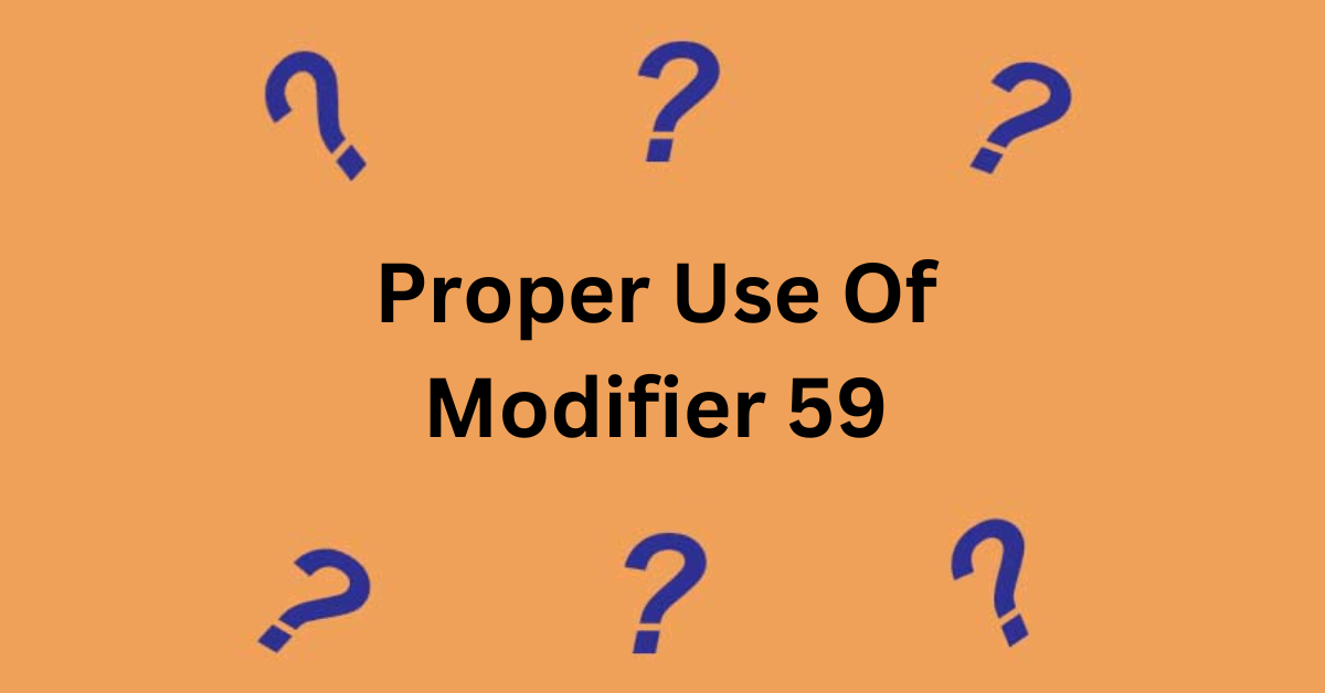 PT Billing Services Proper Use of Modifier 59 Graphic