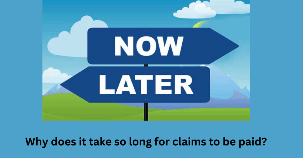 PT Billing Services Why Does It Take So Long For Claims To Be Paid Graphic